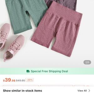 SHEIN Women's Spandex Shorts Butt Scrunch